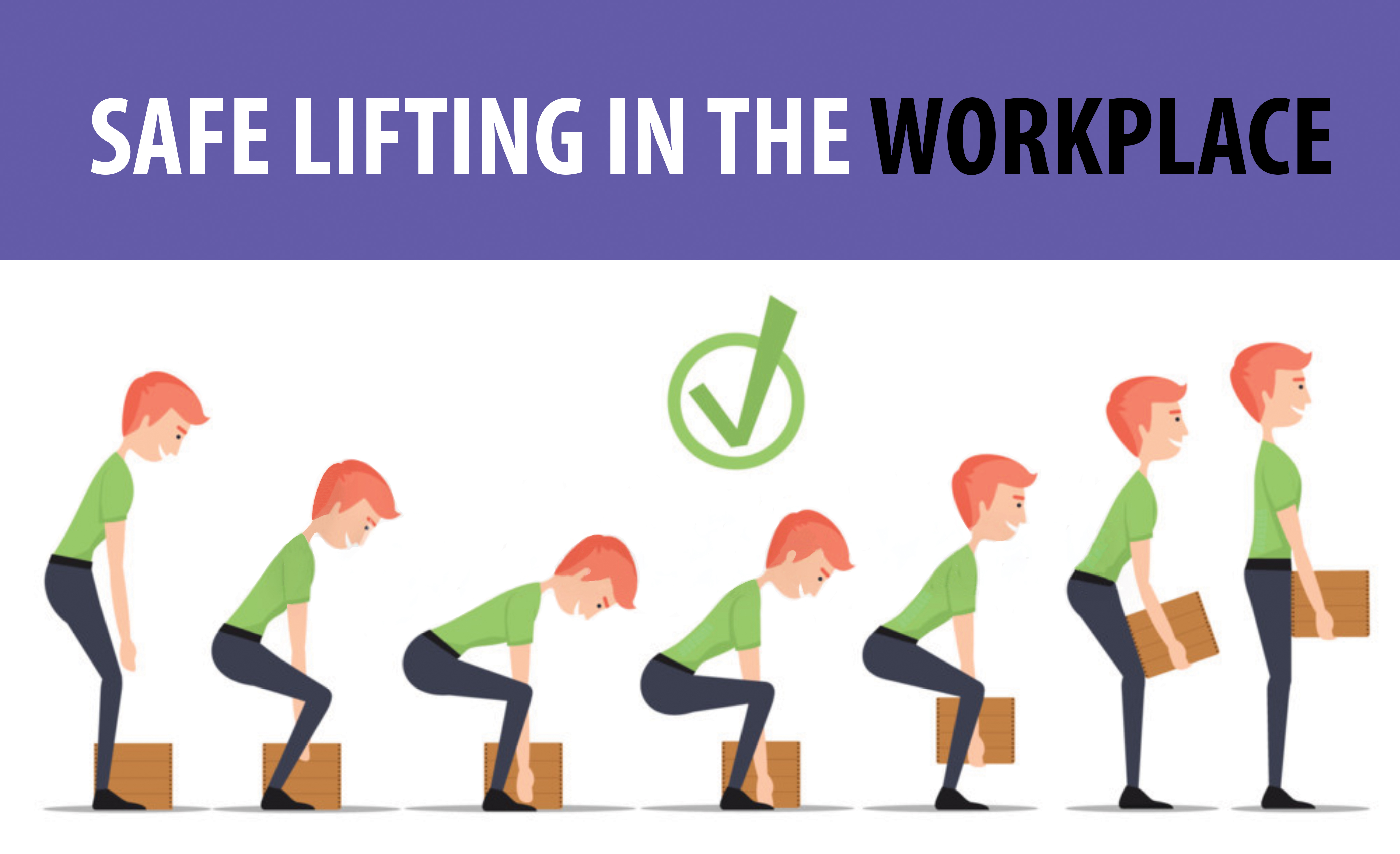 Safe Lifting, Right-and-Wrong-Lift