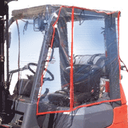 Atrium Forklift Enclosure System