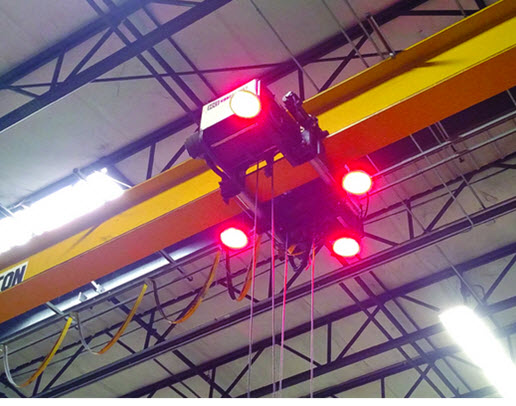 Overhead Crane LED Pedestrian Warning Light